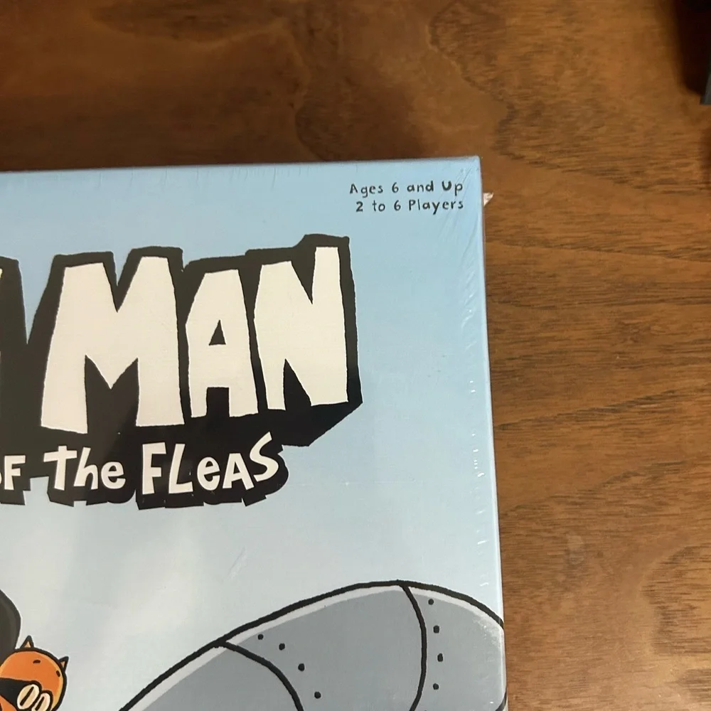 Brand New Dog Man Attack of the Fleas Board Game